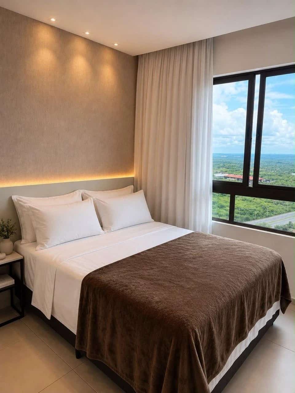 Flat para alugar mobiliado de 55 metros quadrados no Heron Marinho